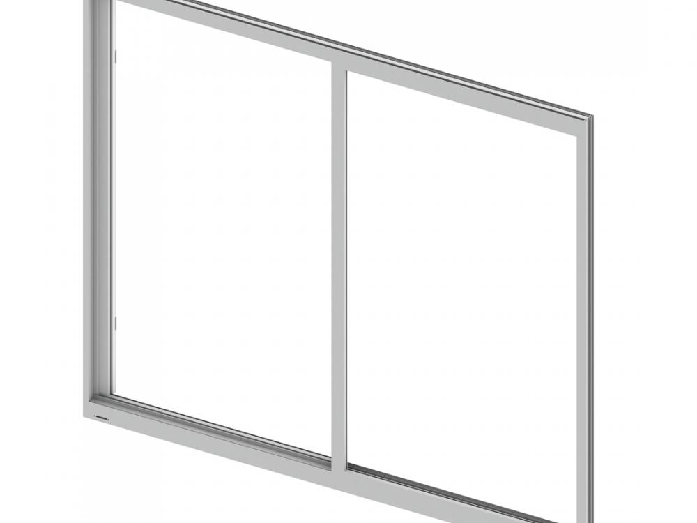 ESWindows Elite Horizontal Roller Window - Aluminum
