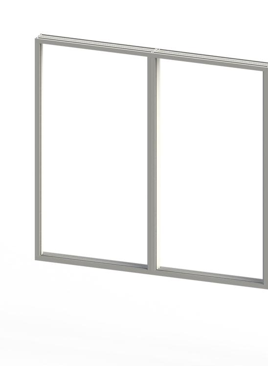 ESWindows Prestige FX2020 Fixed Window - Aluminum