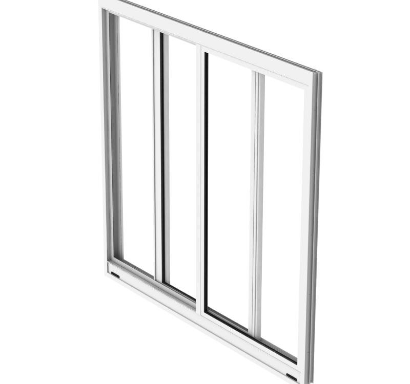 ESWindows Multimax Horizontal Roller Window - Aluminum